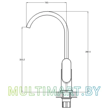 Смеситель Econoce EC0392 картинка 2